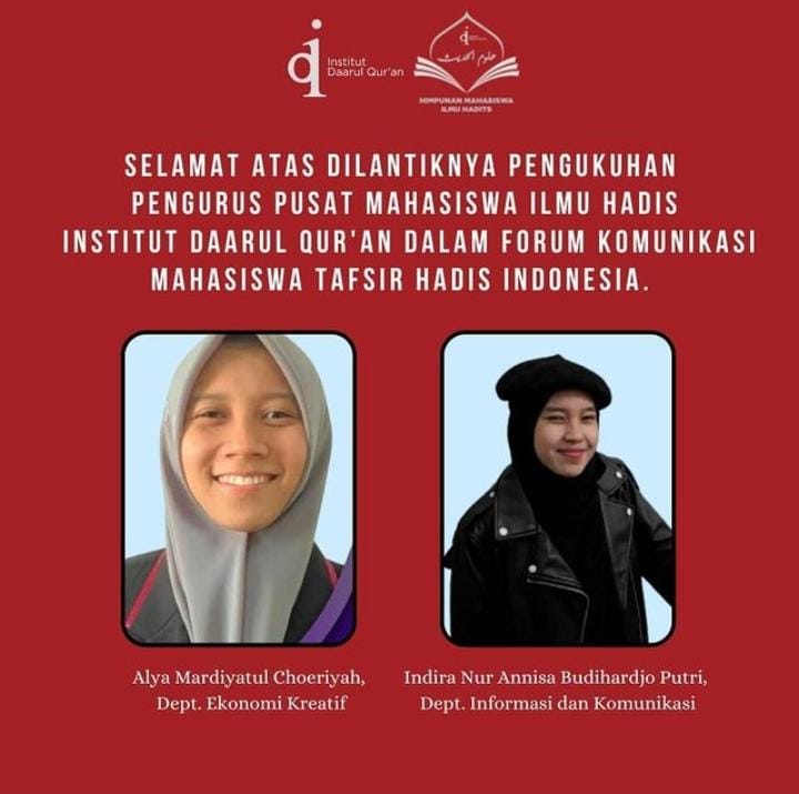 MAHASISWA ILMU HADIS MENJADI PENGURUS PUSAT FORUM KOMUNIKASI MAHASISWA TAFSIR HADIS INDONESIA (PP FKMTHI)