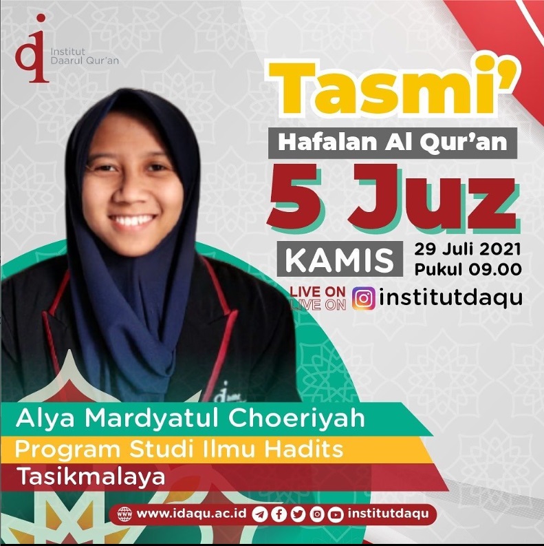 Tasmi’ Hafalan 5 Juz Alya Mardiyatul